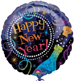 18 Inch Prism Times Square New Year Balloon