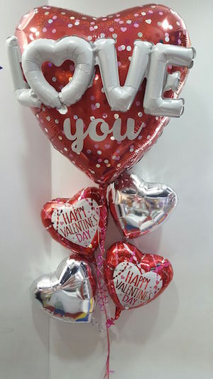 Happy Valentine's Day Balloon Bouquet 1
