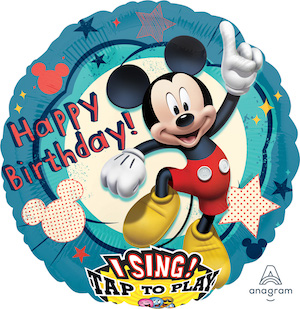 Mickey Mouse Clubhouse Birthday Singing Balloon