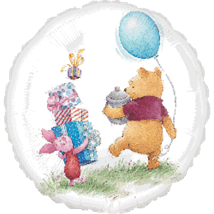 18 Inch Winnie the Pooh Birthday Balloon