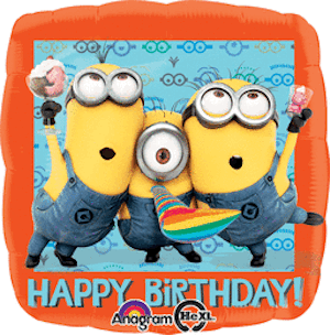 18 Inch Despicable Me Birthday Balloon