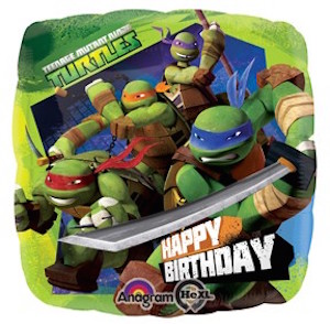 18 Inch Teenage Mutant Ninja Turtles Birthday Balloon
