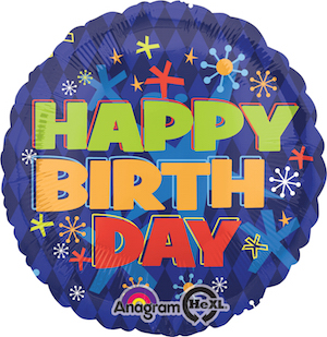 18 Inch Bold Birthday Balloon