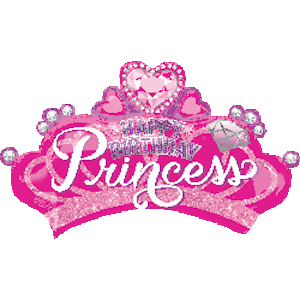 Princess Crown & Gem Balloon