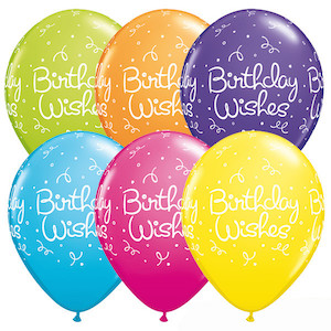 11 Inch Birthday Wishes Dots (6 pcs)