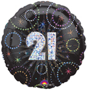 18 Inch Time To Party 21st Balloon