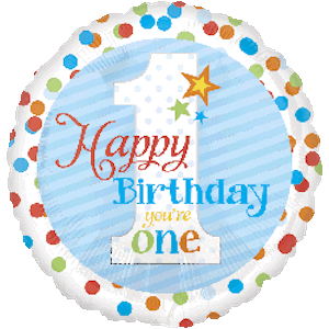 18 Inch You're One Boy Balloon