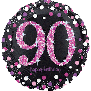 18 Inch Pink Celebration 90 Balloon