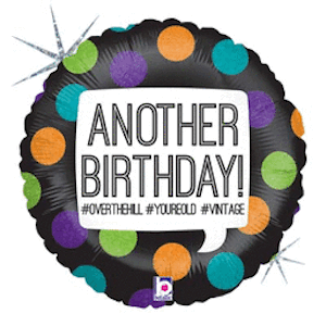 18 Inch Hastag Another Birthday