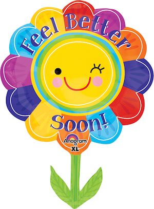 Feel Better Flower Balloon