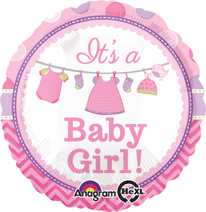 18 Inch Shower with Love Girl Balloon