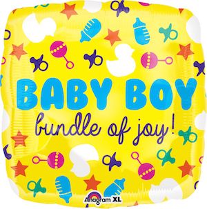 21 Inch Baby Boy Icons Balloon