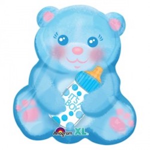 19 Inch It's A Boy Bear Balloon