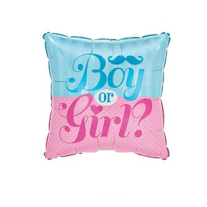 18 Inch Gender Reveal Boy or Girl Balloon