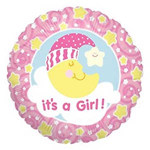 18 Inch Slumber Baby Girl Balloon