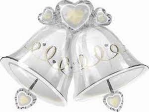 Wedding Bells SuperShape Balloon