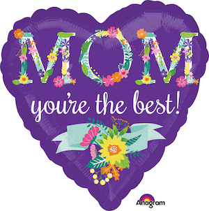 18 Inch Floral Mom Balloon
