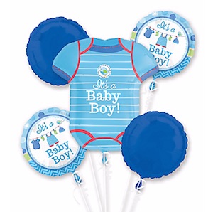 Shower with Love Boy Balloon Bouquet
