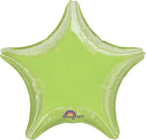 19 Inch Lime Green Star Balloon