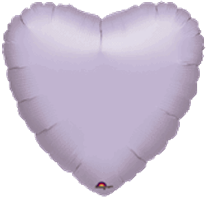 18 Inch Pastel Lilac Heart Balloon