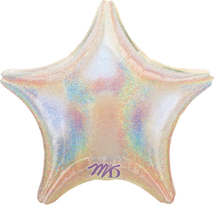 19 Inch Silver Dazzler Star Balloon