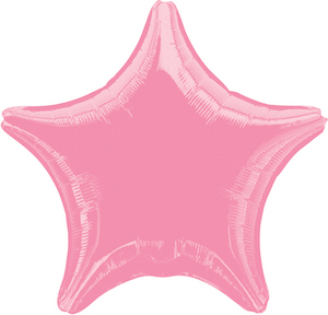 19 Inch Metallic Pink Star Balloon