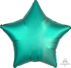 19 Inch Satin Luxe Jade Star Balloon