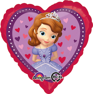 18 Inch Sofia the First Love Balloon
