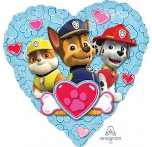 18 Inch Paw Patrol Love Boy Balloon