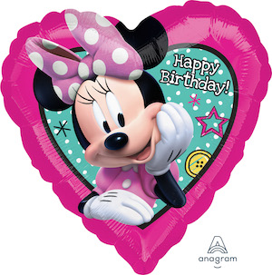 18 Inch Minnie Happy Helpers Happy Birthday Balloon