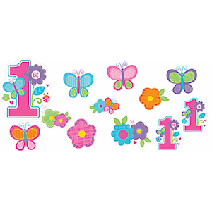 Sweet Birthday Girl 1st Birthday Cutouts