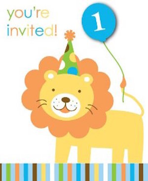 Sweet at One Boys Invitations