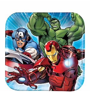 Avengers Dessert Plates