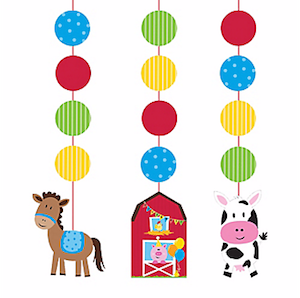 Barnyard Bash Hanging Cutouts