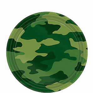 Camouflage Dessert Plates