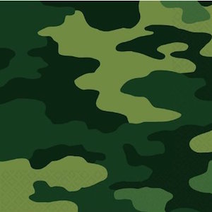 Camo Gear Beverage Napkins