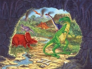 Diggin for Dino Scene Setter