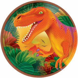 Prehistoric Dinosaur Dessert Plates
