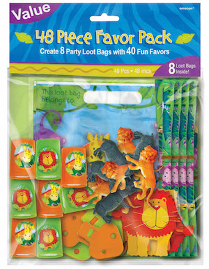 Jungle Animals Favour Pack
