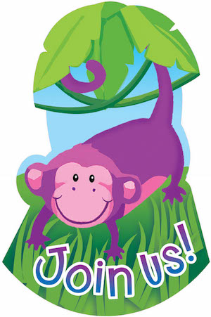 Jungle Animals Invitations
