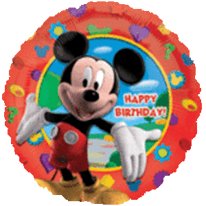 18 Inch Happy Birthday Mickey Clubhouse Balloon
