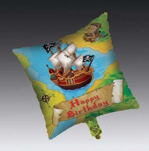 18 Inch Buried Treasure Happy Birthday Balloon