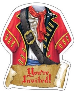 Buried Treasure Invitations