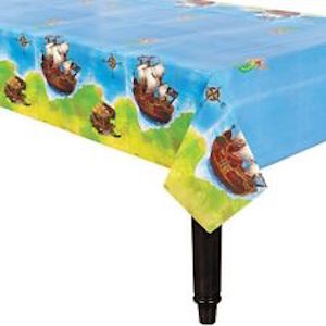 Buried Treasure Plastic Table Cover