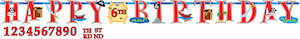 Pirates Treasure Add-An-Age Letter Banner