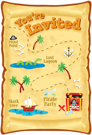 Pirate Party Invitations