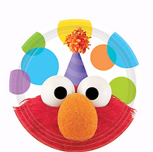 Elmo Party Dessert Plates