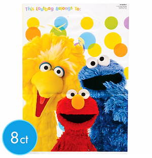 Sesame Street Loot Bags