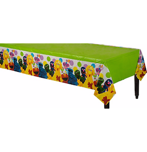 Sesame Street Plastic Table Cover
