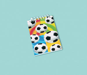 Soccer Spiral Notepads